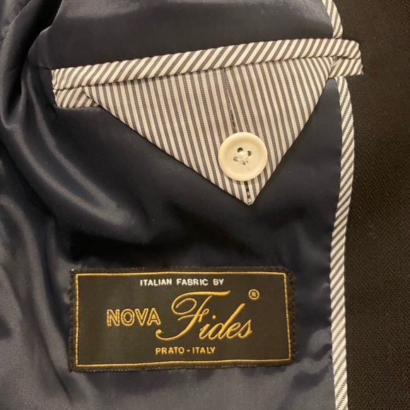 J Crew Willa Blazer Black Italian Wool Blend Excellent Condition -Size 10 - Picture 3 of 10